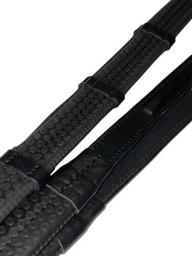 Rubber reins with loops 5/8 FANCY Antares