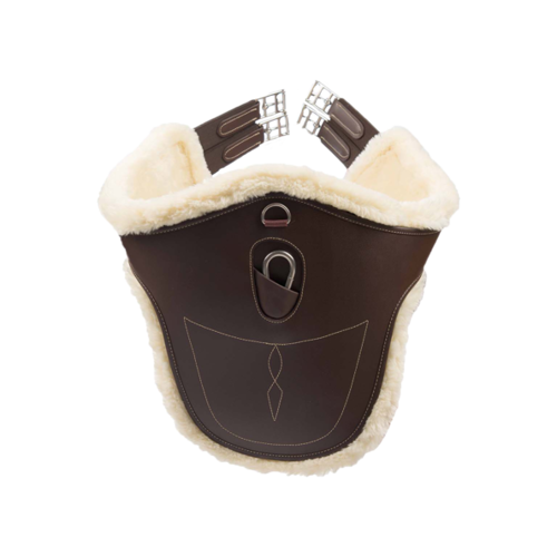 Popręg z fartuchem SHEEPSKIN STUD Kentucky