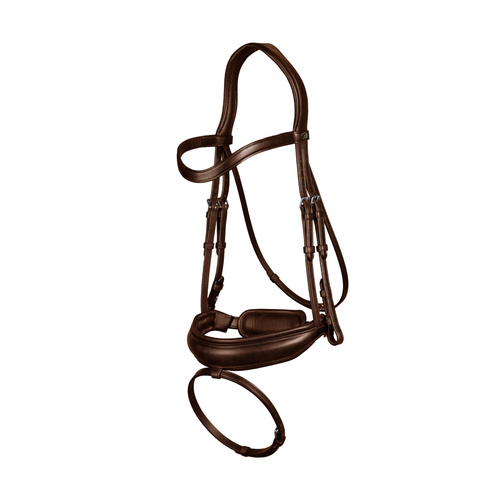 Bridle with matte finish. DYON Dressage Collection