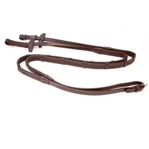 Precision rubber reins with loops Antares