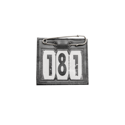 HEAD NUMBER PVC SAFETY PIN Black