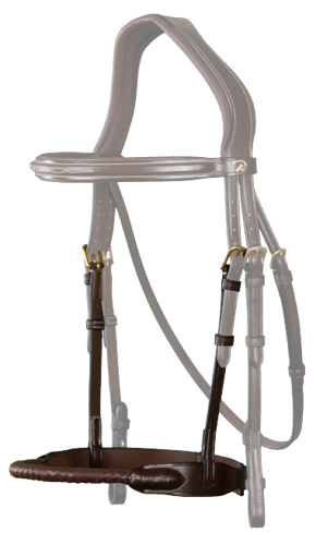 DYON Collection leather rope noseband