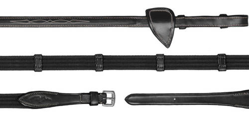 Webbing reins with DYON Hunter Collection stoppers
