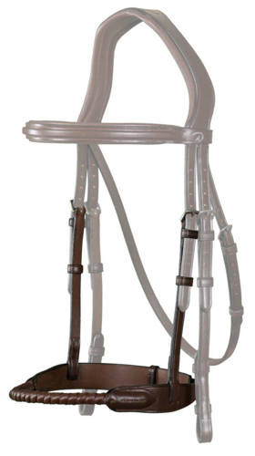 Leather string noseband DYON New English
