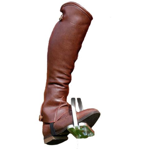 DYON Classic Brown Leather chaps