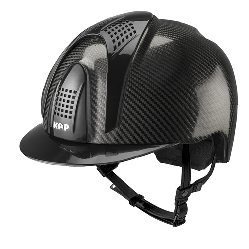 CARBON HELMET E-LIGHT SHINE / 3 BLACK SHINE INSERTS Kep